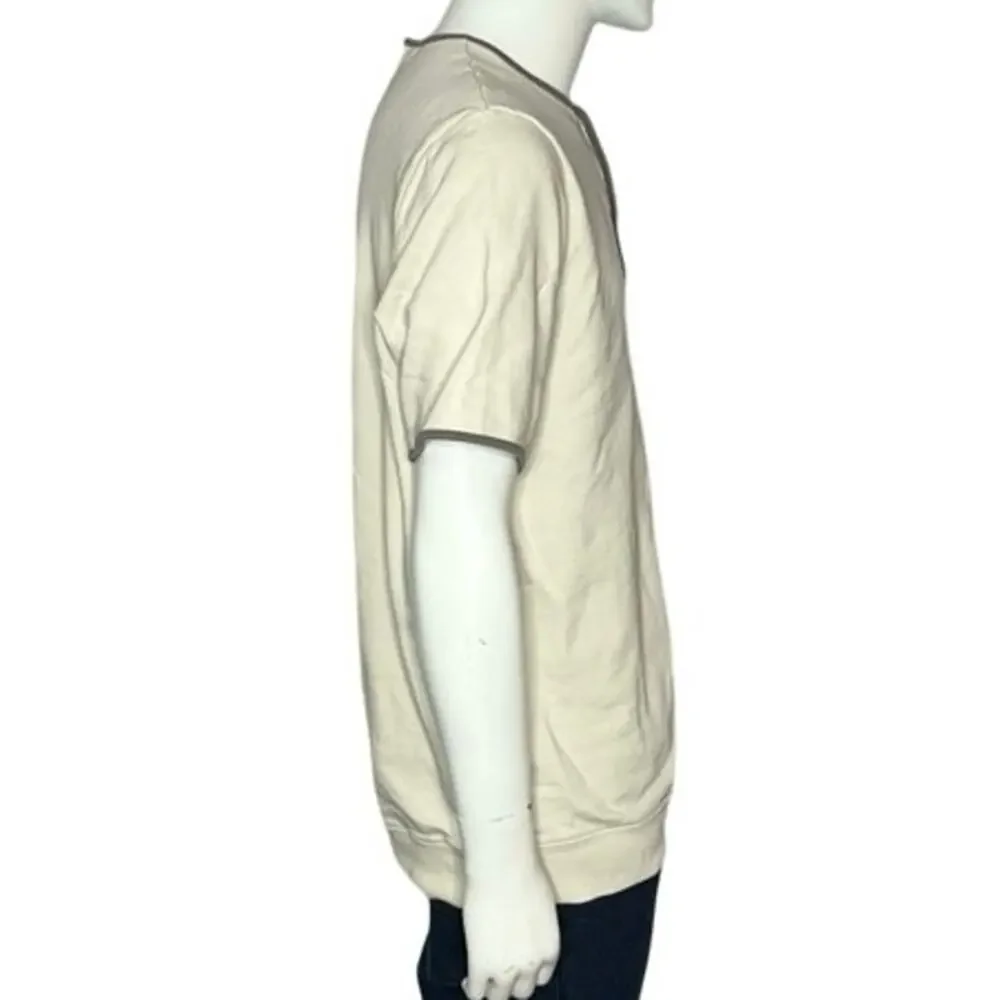 J.Crew Vintage Fleece Cotton‎ Sweatshirt Henley Size XLT